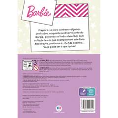 LIVRO COLORIR BARBIE ADMIRAVEIS PROFISSOES COM LAPIS DE COR - CIRANDA CULTURAL