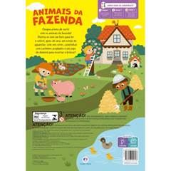 LIVRO ANIMAIS DA FAZENDA COM ATIVIDADES E DESENHO PARA COLORIR - CIRANDA CULTURAL
