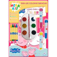 LIVRO PEPPA PIG COM ATIVIDADES E DESENHO PARA COLORIR - CIRANDA CULTURAL