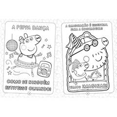 LIVRO PEPPA PIG COM ATIVIDADES E DESENHO PARA COLORIR - CIRANDA CULTURAL