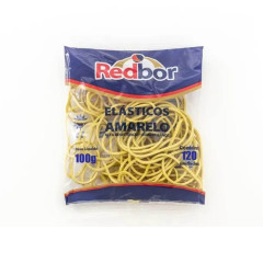 ELASTICO 0100 GRAMAS AMARELO - RED BOR