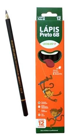 LAPIS 6B PRETO - LEO LEO