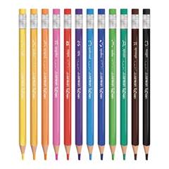 LAPIS DE COR APAGAVEL BIG COLORJOY  COM 12 CORES SEXTAVADO - LEONORA