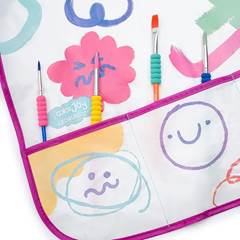 AVENTAL INFANTIL COM BOLSO E MANGA COMPRIDA COLORJOY - LEONORA