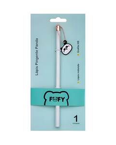 LAPIS PRETO REDONDO HB COM PIGENTE PANDA FF5519 - FOFY