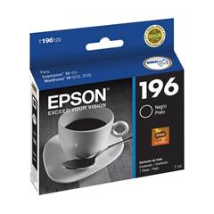 CARTUCHO EPSON 196 PRETO 5ML T196120
