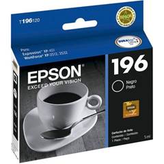 CARTUCHO EPSON 196 PRETO 5ML T196120