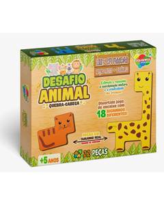 QUEBRA CABECA DESAFIO ANIMAL - AQUARELA BRINQUEDOS