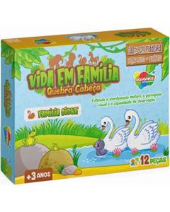 QUEBRA CABECA VIDA EM FAMILIA CISNE -AQUARELA BRINQUEDOS
