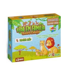 QUEBRA CABECA VIDA EM FAMILIA LEAO - AQUARELA BRINQUEDOS