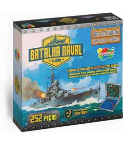 JOGO EDUCATIVO  BATALHA NAVAL  - AQUARELA BRINQUEDOS