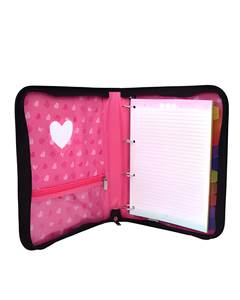 CADERNO ARGOLADO FICHARIO REBECA BONBON - DAC