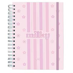 CADERNO SMART UNIVERSITARIO COM 80 FOLHAS REPOSICIONAVEIS MILKY  - DAC