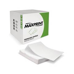 FORMULARIO CONTINUO 80 COLUNAS 3 VIAS 1000X1 3036 BRANCA  - MAXPRINT