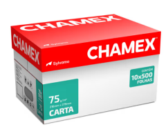 PAPEL CHAMEX CARTA 500 FOLHAS 75 GRAMAS BRANCO