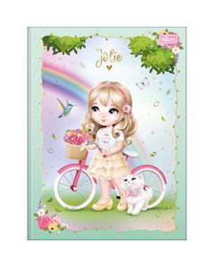 CADERNO CAPA DURA BROCHURA OF 48FOLHAS JOLIE - TILIBRA
