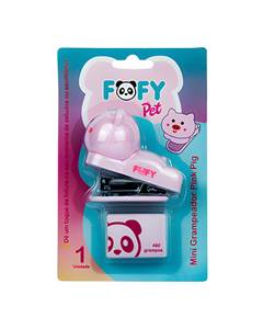 GRAMPEADOR 12 FOLHAS MINI PIG PINK FF1507 - FOFY