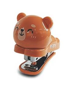 GRAMPEADOR 12 FOLHAS MINI CUTE URSO MARROM FF1500 - FOFY